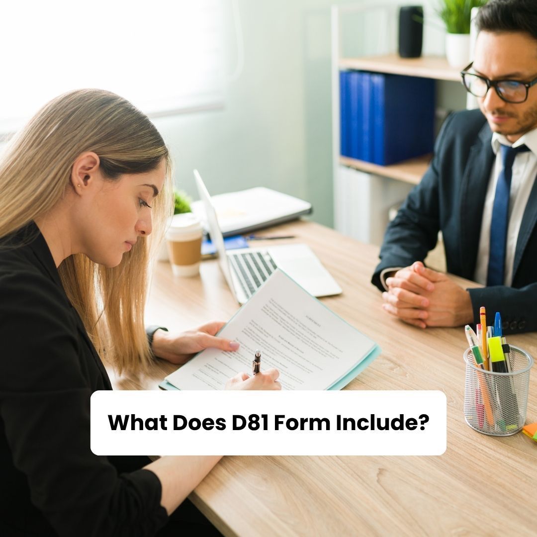 What Does D81 Form Include-  Fosters Legal Solicitors Ltd