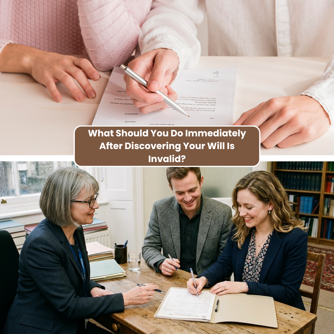 What Should You Do Immediately After Discovering Your Will Is Invalid-fosterslegal.co.uk