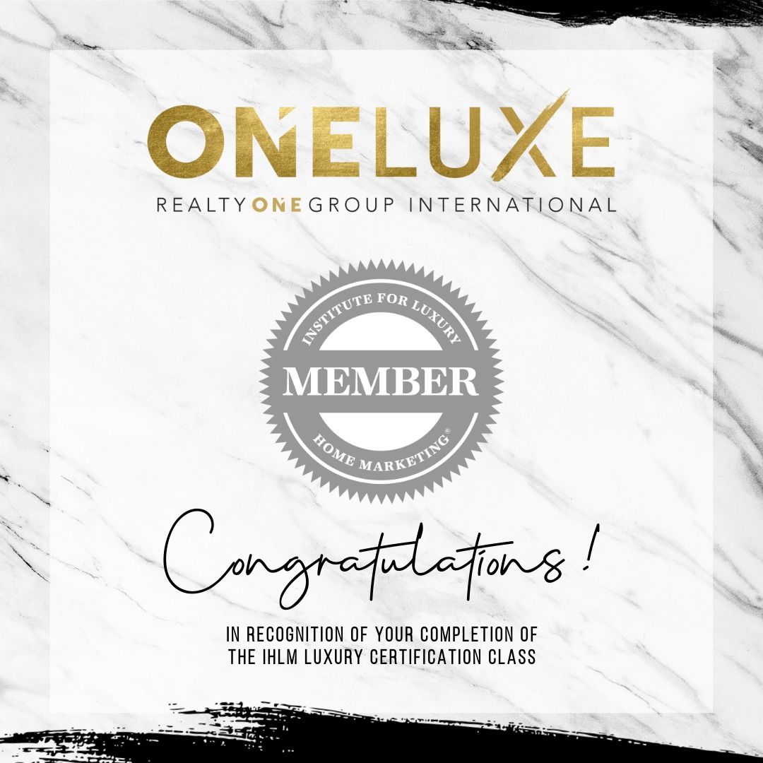 a congratulations card for a oneluxe member
