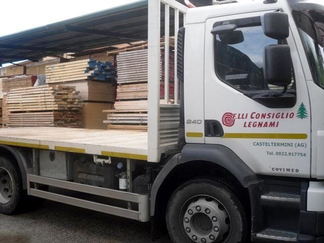 trasporto di legname