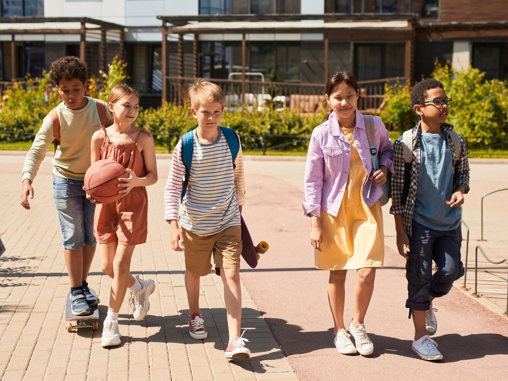 Kids on a playground