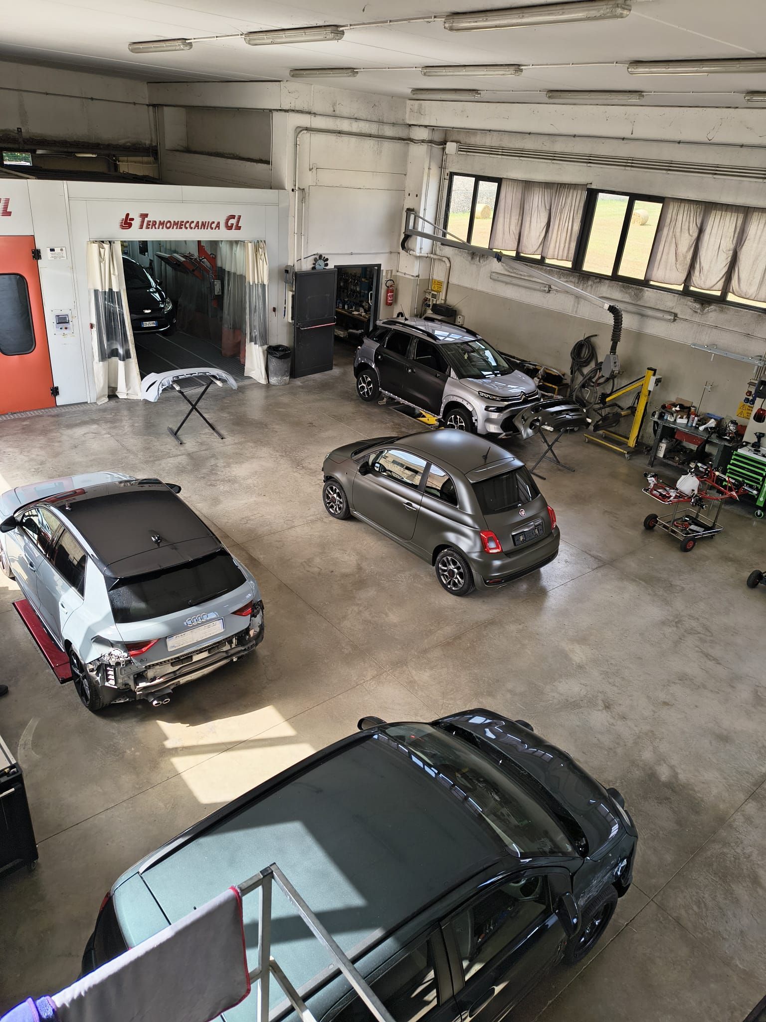 i lavori dell'autocarro