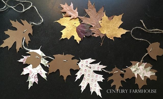 make-a-fall-leaf-garland-free-printable-included for Free Printable Pictures Of Autumn Leaves Make a Fall Leaf Garland - free printable included! for Free Printable Pictures Of Autumn Leaves