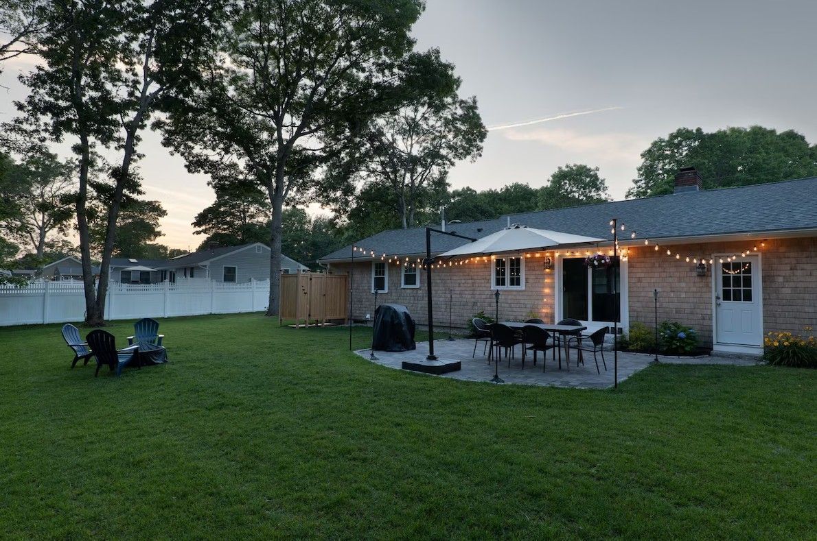Backyard paradise on Cape Cod