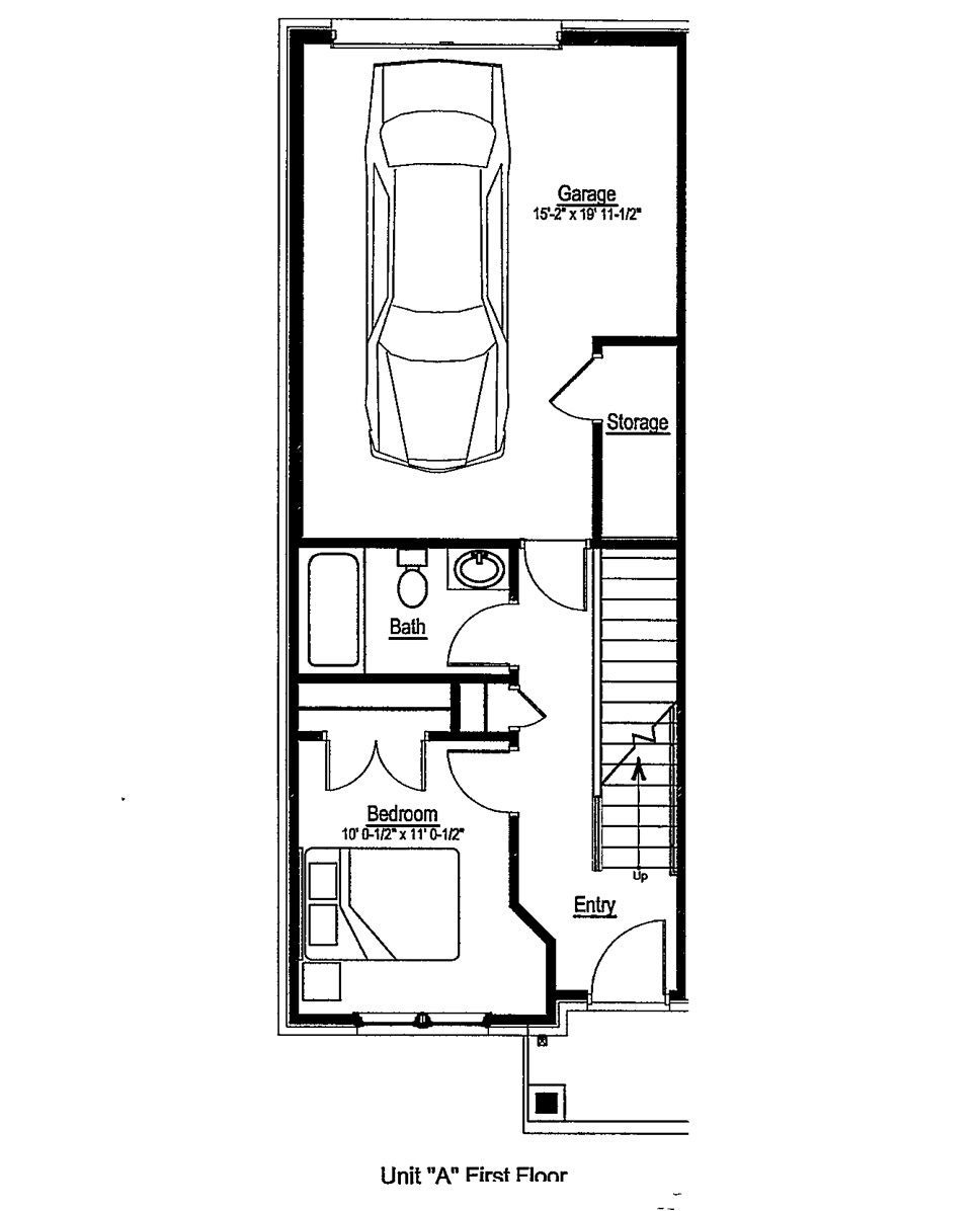 Elizabeth Court Floor Plan Unit A – First Floor