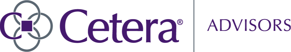 A close up of a cetera advisors logo