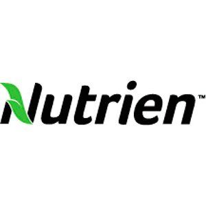 O logotipo da Nutrien tem uma folha verde.