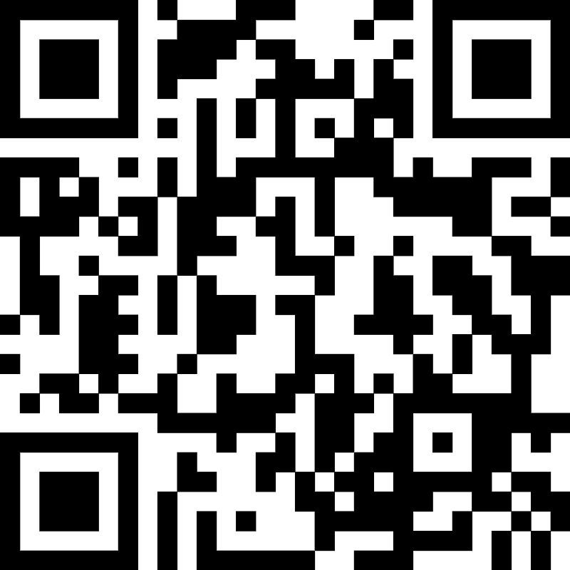 QR code for scanning to access a website or digital information.