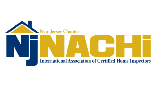 Logo for the NJ-NACHI New Jersey Chapter of the International Association of Certified Home Inspectors.