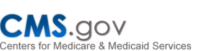 CMS.gov logo: blue