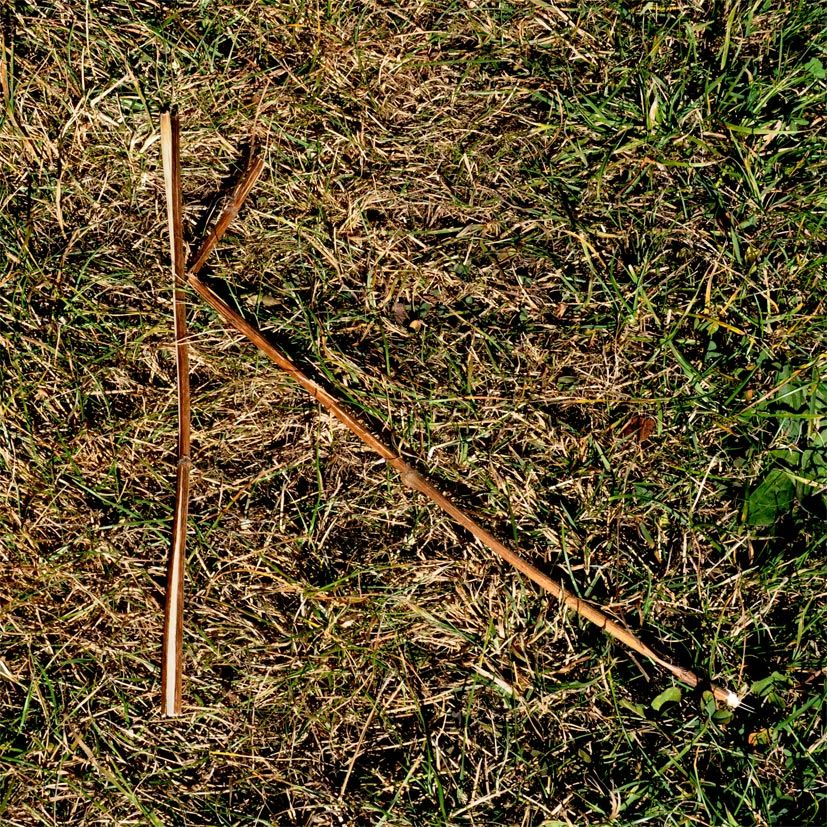 Fotografie der Künstlerin Benita von Wendt. Titel: Buchstabe