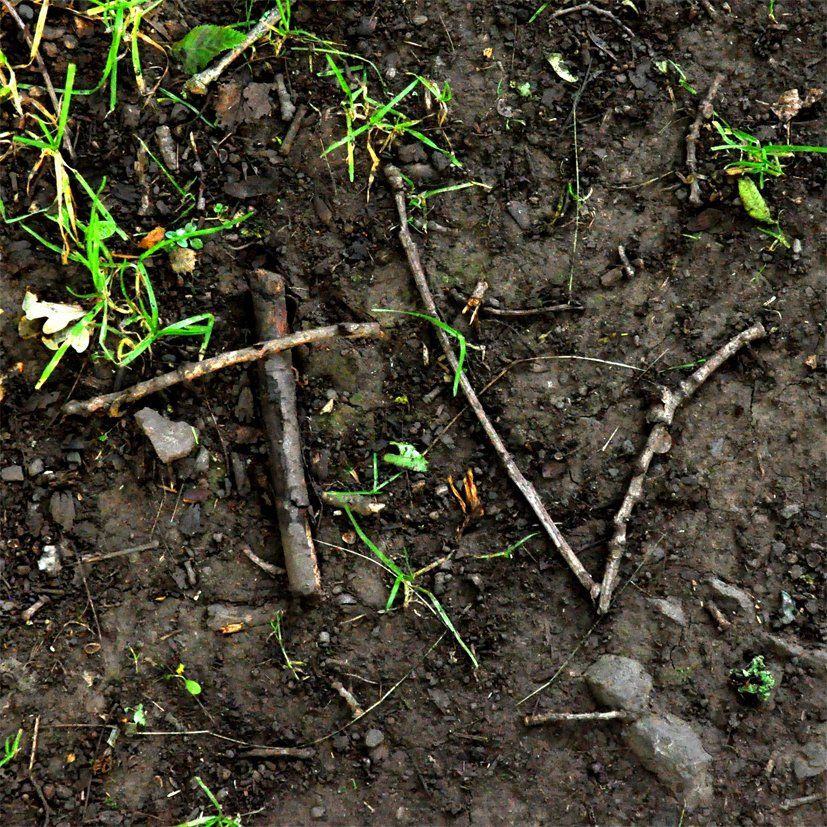 Fotografie der Künstlerin Benita von Wendt. Titel: Buchstaben