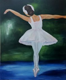 Bild einer Ballettänzerin