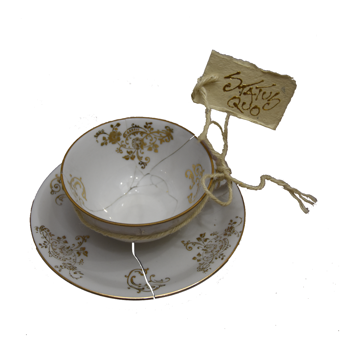 Objekt aus altem Porzellan