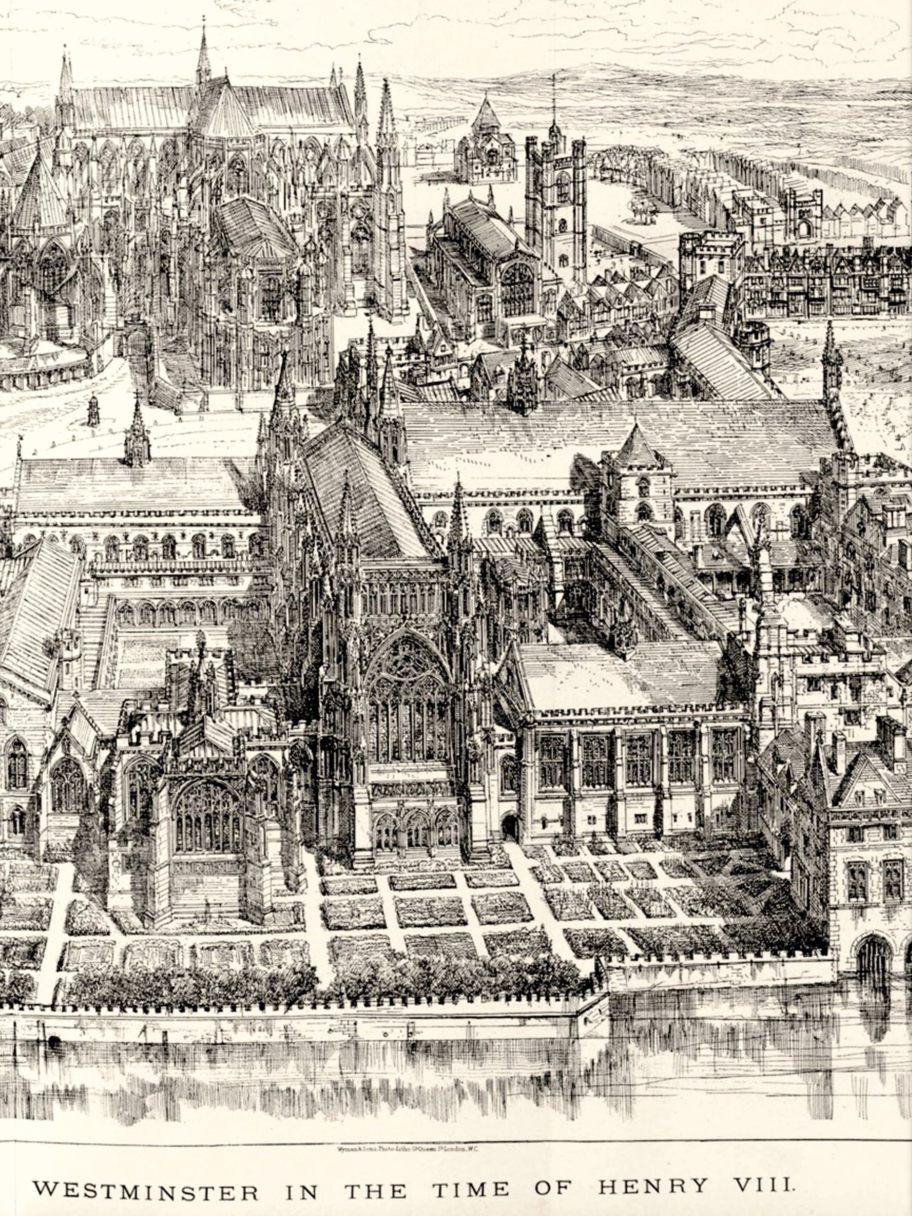 Whitehall Palace in the time of Henry VIII and Anne Boleyn