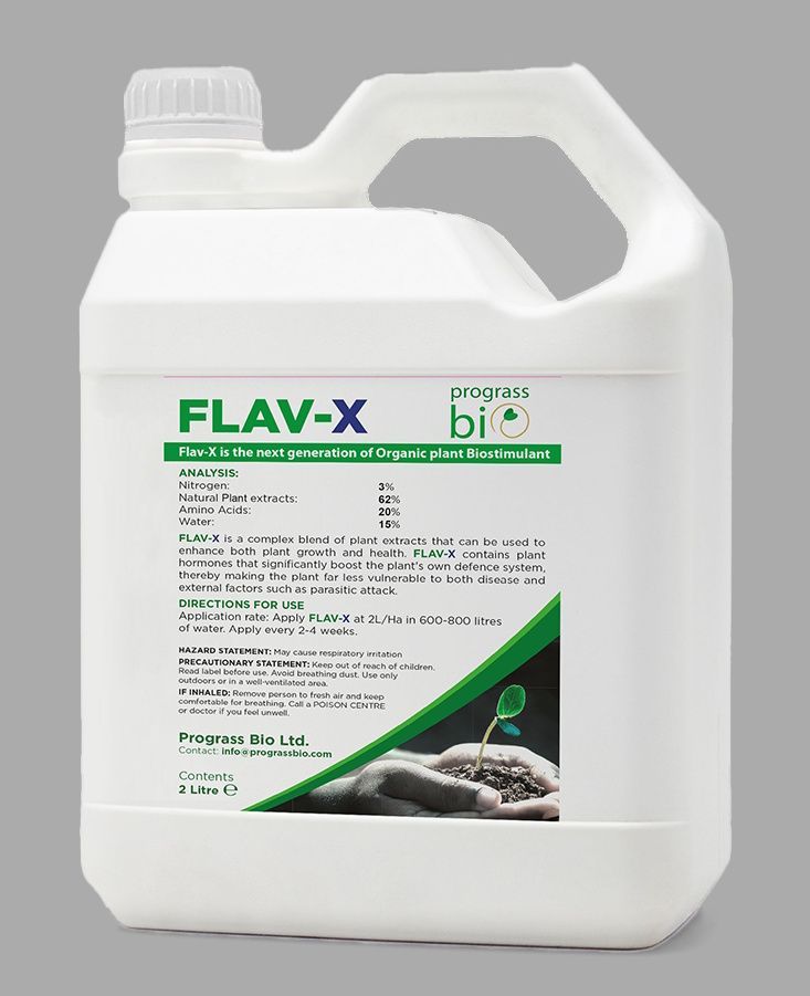 Flav-X 2L bottle - next generation organic plant biostimulant by Prograss Bio