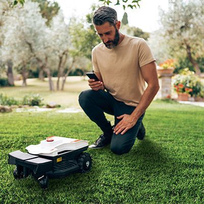 Ambrogio discount lawn mower