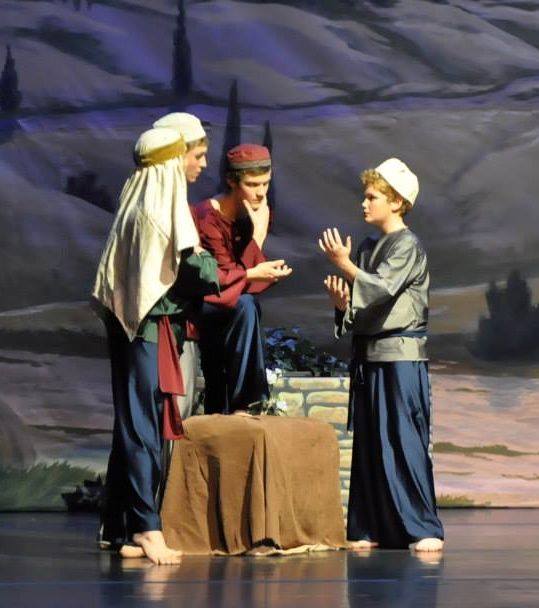 Jesus teaching in the temple as a youth