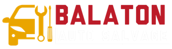 A logo for a company called balaton with a car and tools.