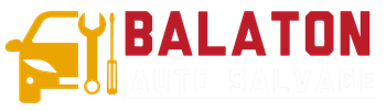 A logo for a company called balaton with a car and tools.