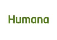 Humana logo in green letters.
