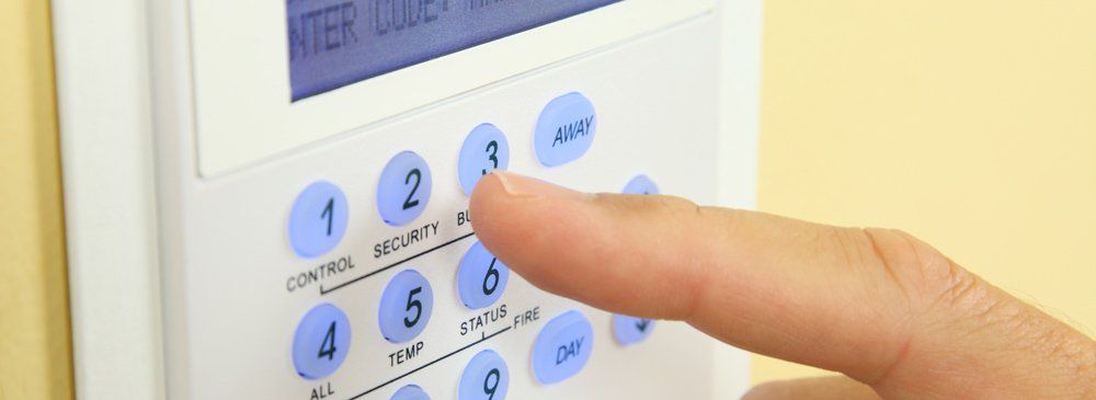 alarm system keypad