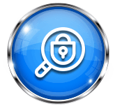 magnifying security icon