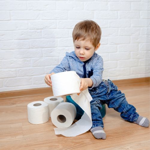Toddler toilet training