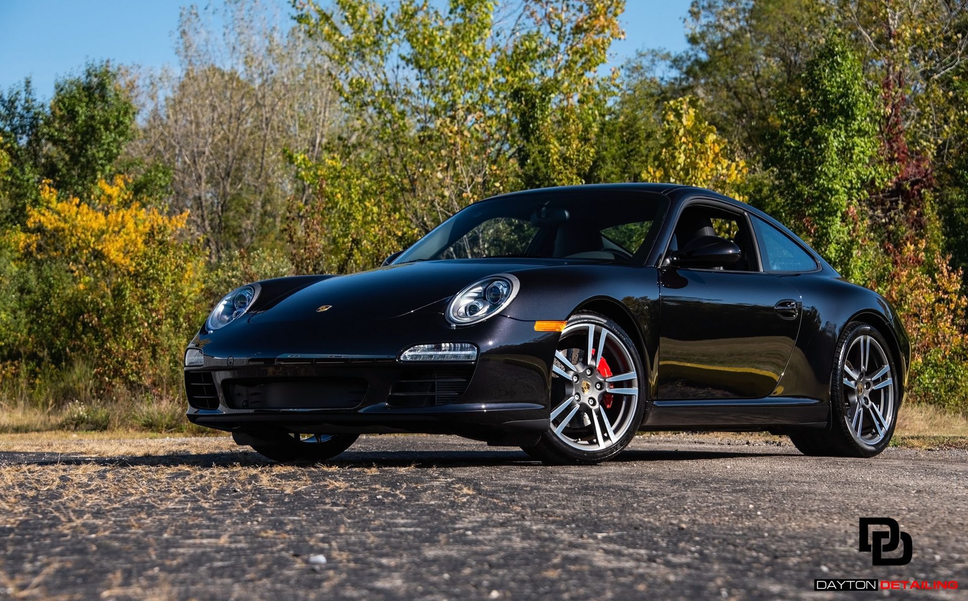 Ceramic coating black car