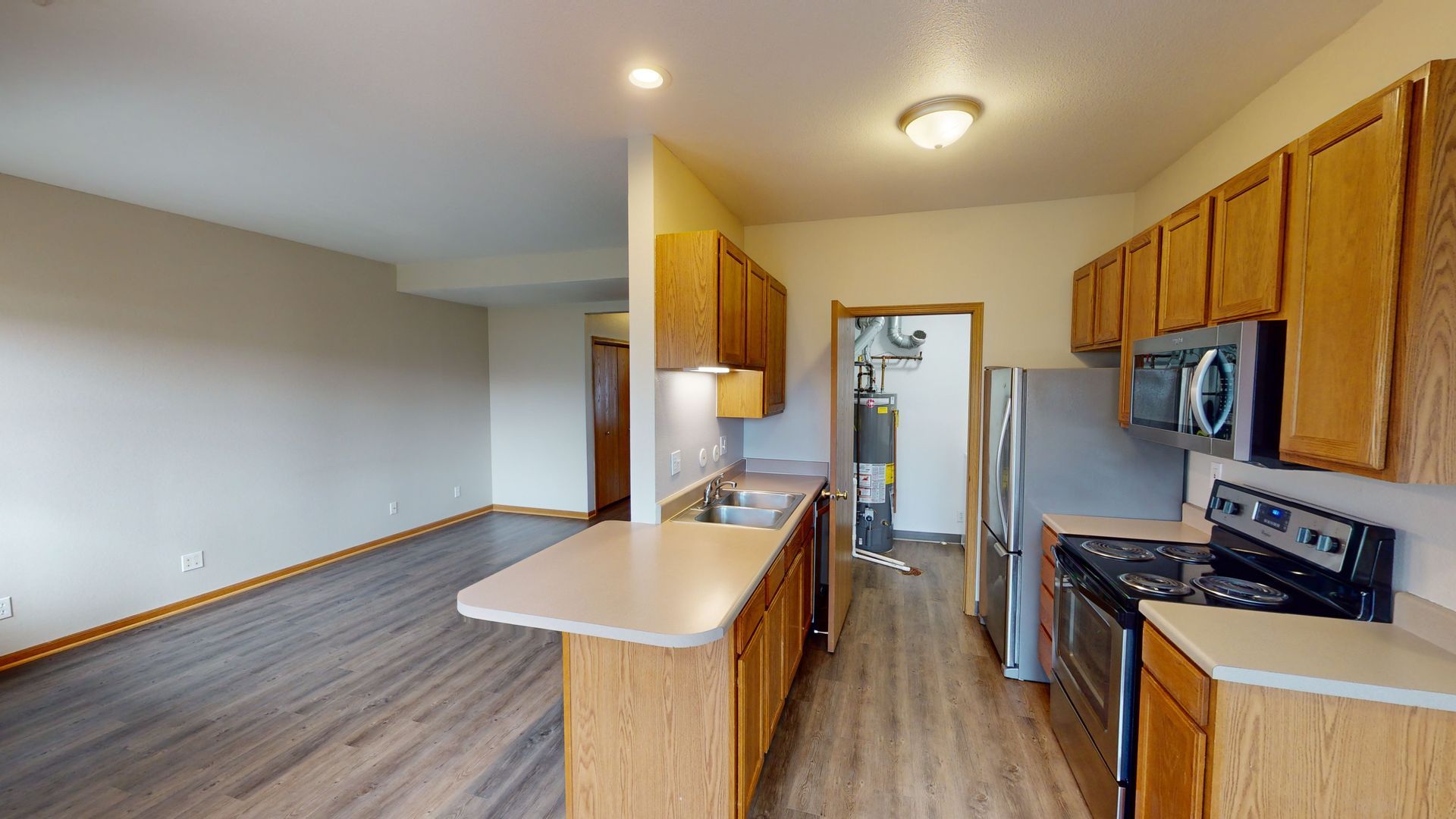 1 bedroom Townhome Floor Plan | Wessex Apartments | Ames, Iowa