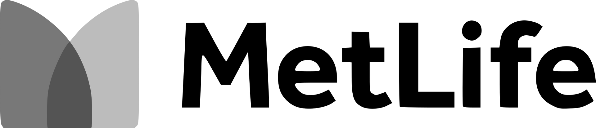 A black and white metlife logo on a white background.
