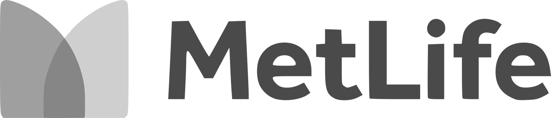A metlife logo is shown in black and white on a white background.