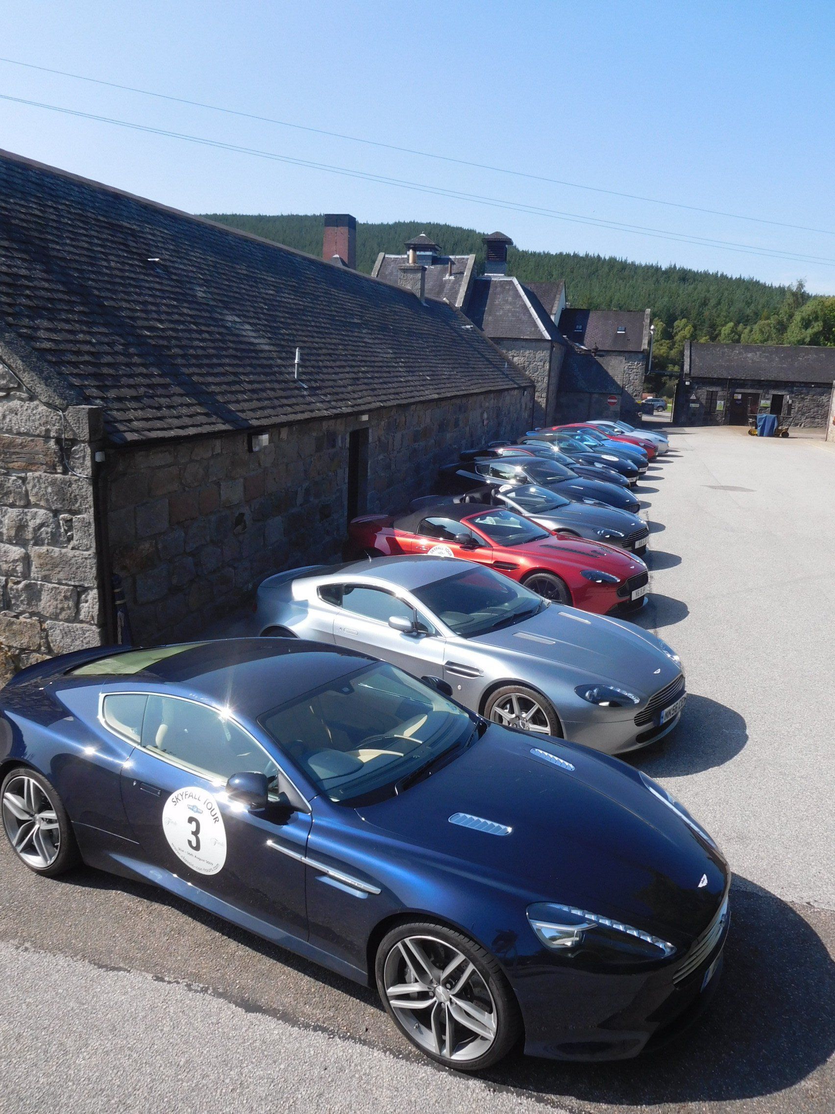 Astons at Royal Lochnagar Distillery