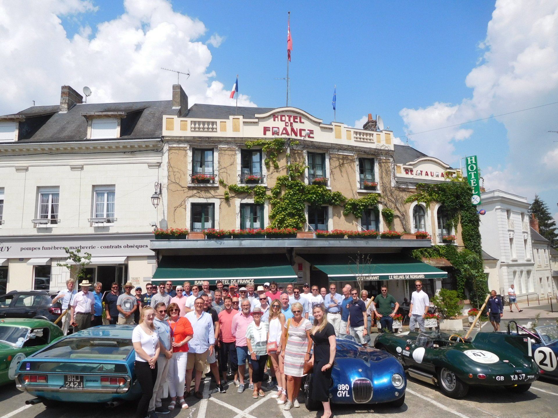 Hotel de France Classic Car Tours Lunch
