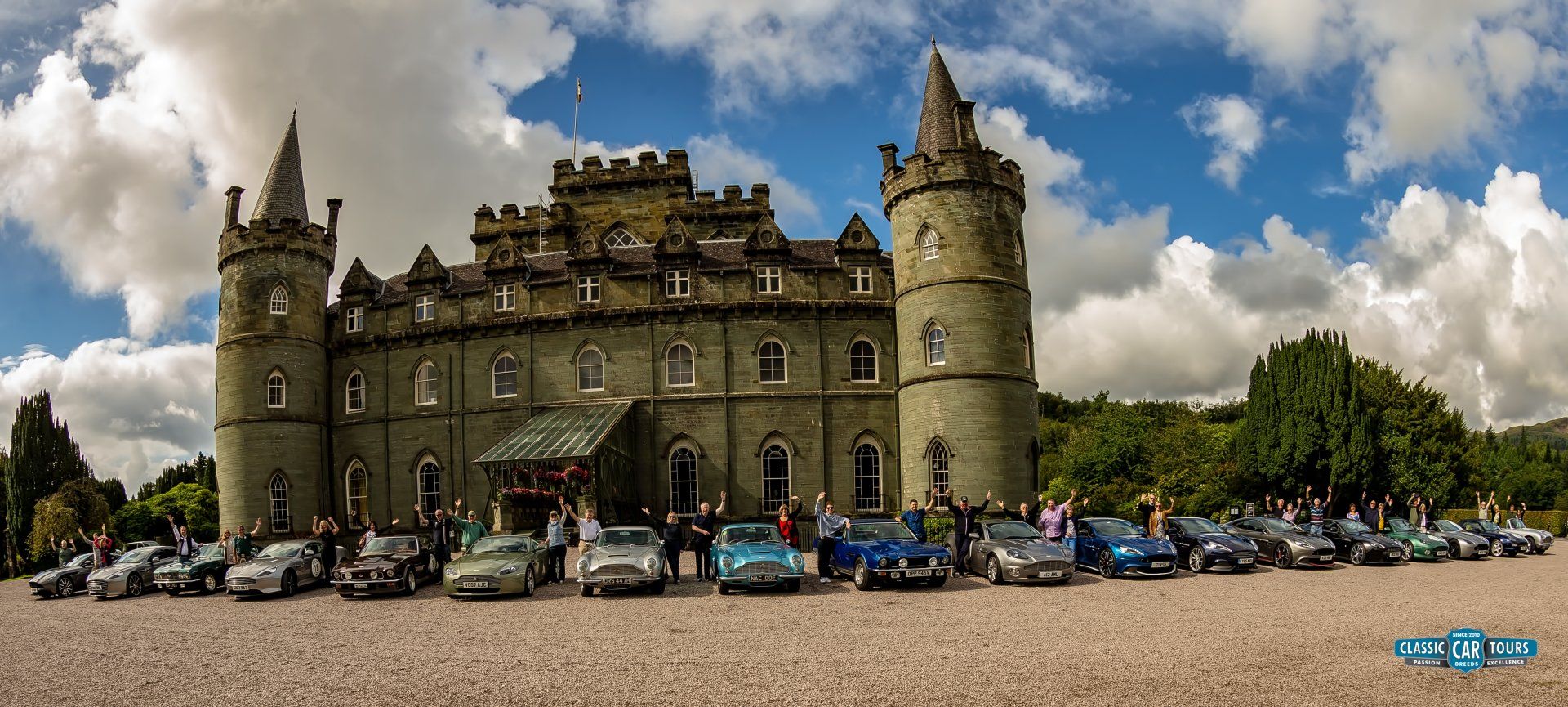 Aston Martin Inveraray Castle Skyfall Tour