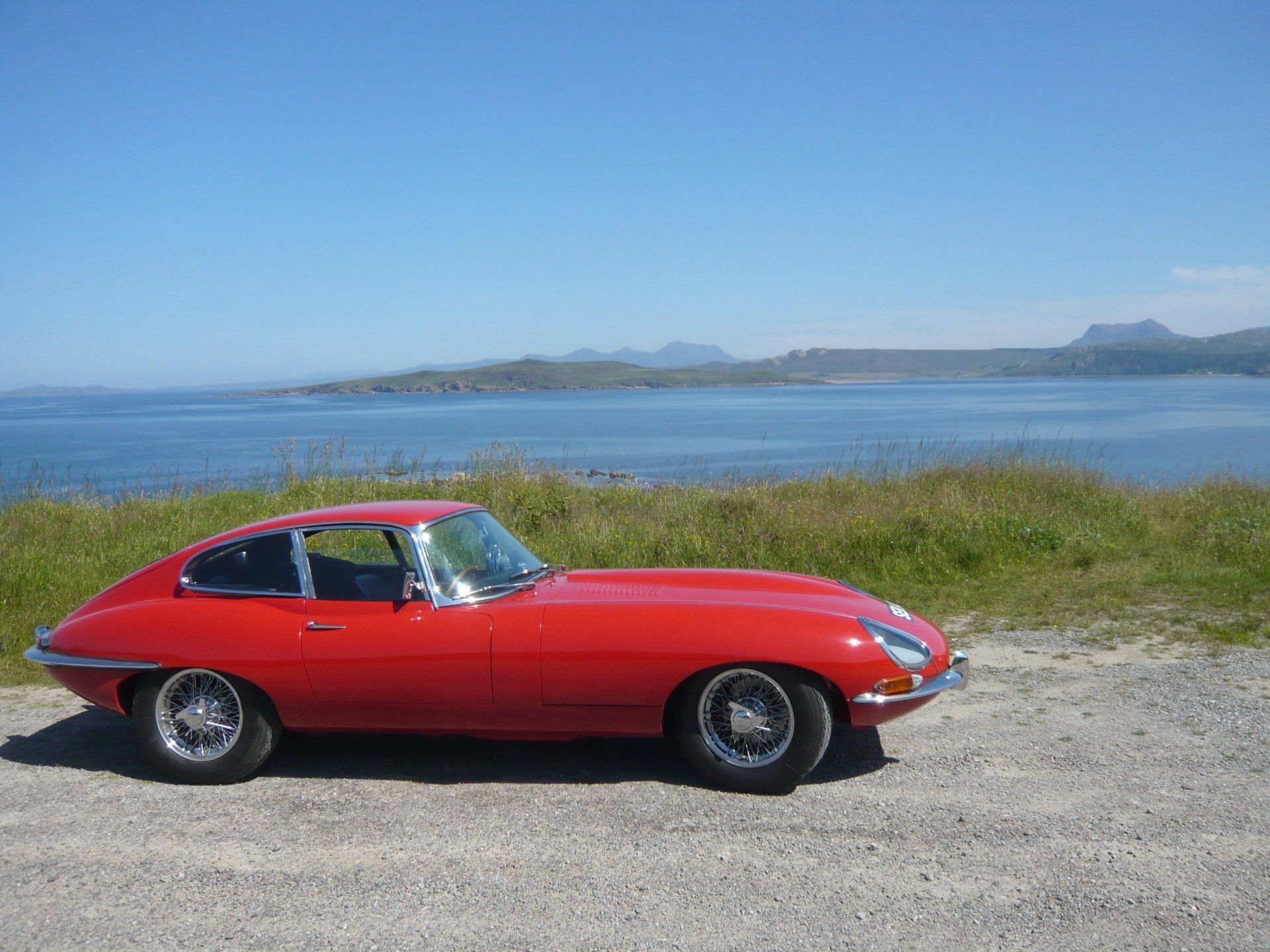 Jaguar E-Type Scottish Highland Tour