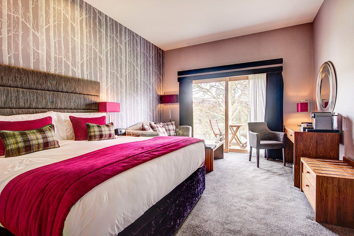 Fonab Castle Hotel Bedroom