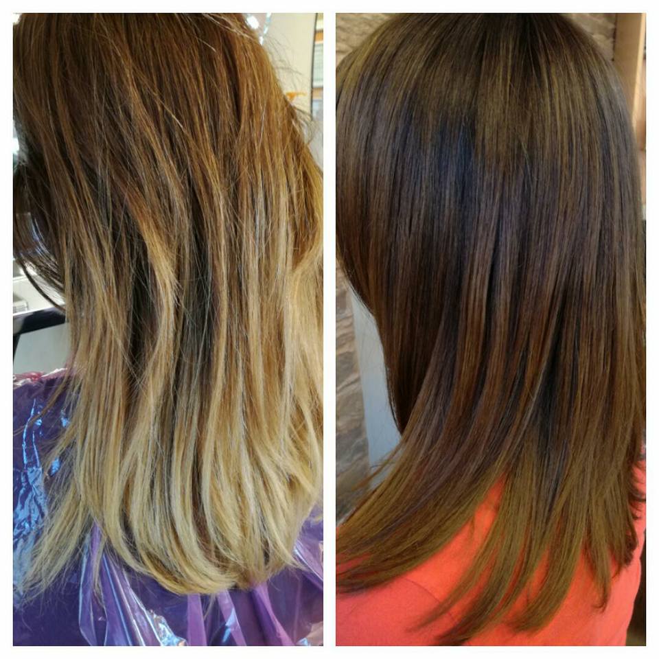 capelli prima e dopo