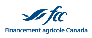un logo du financement agricole Canada.