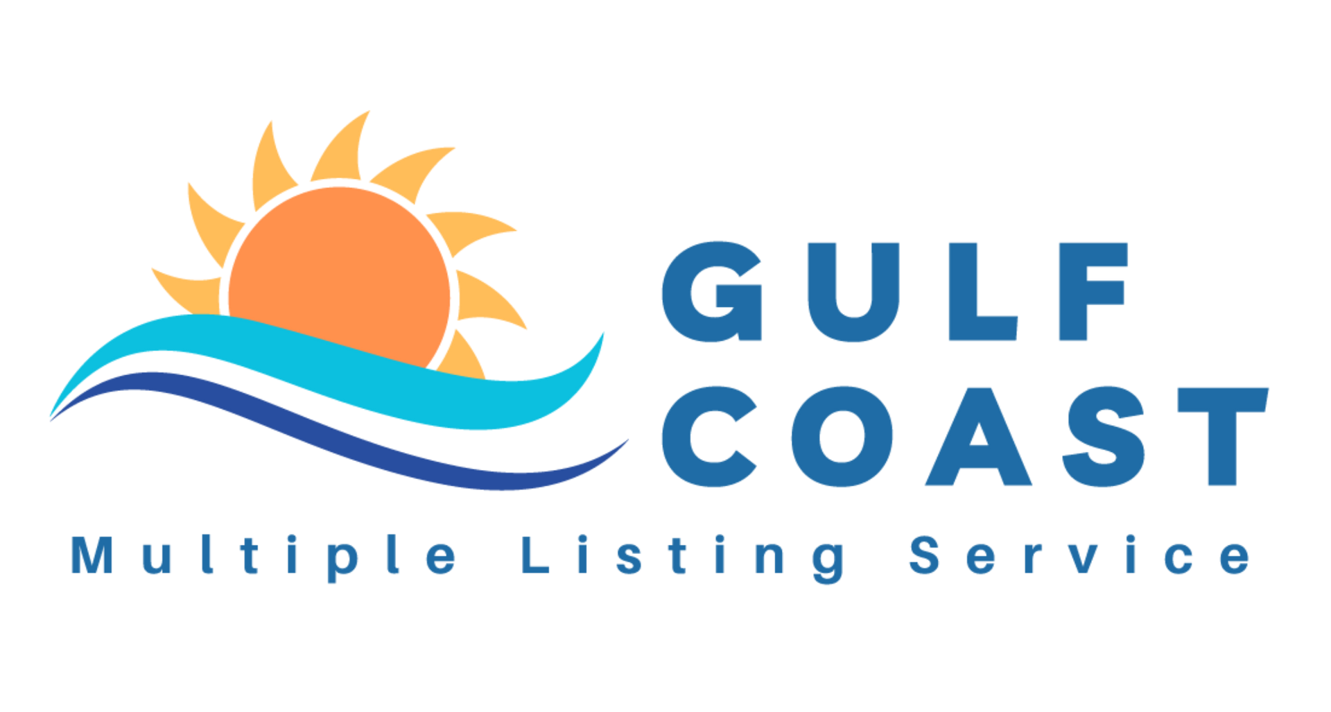 A logo for gulf coast multiple listing service