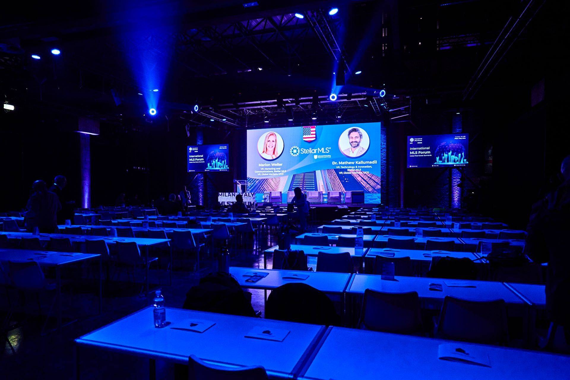 Marion Weiler and Dr. Mathew Kallumadil at the International MLS Forum