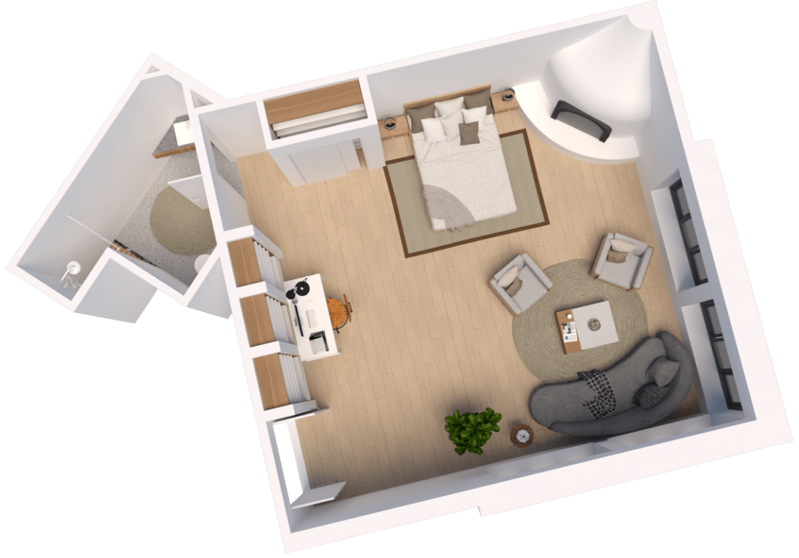 Assisted Living Floor Plans Suite 2