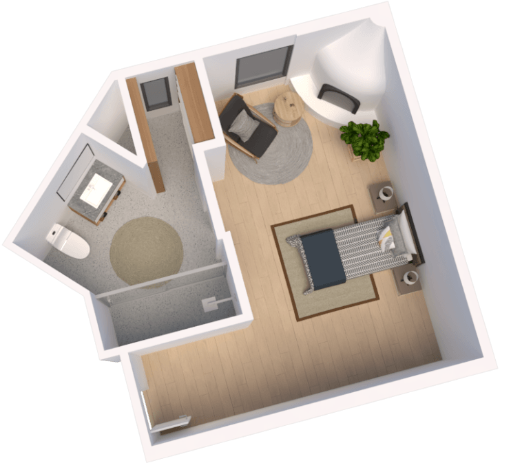 Assisted Living Floor Plans Suite 7