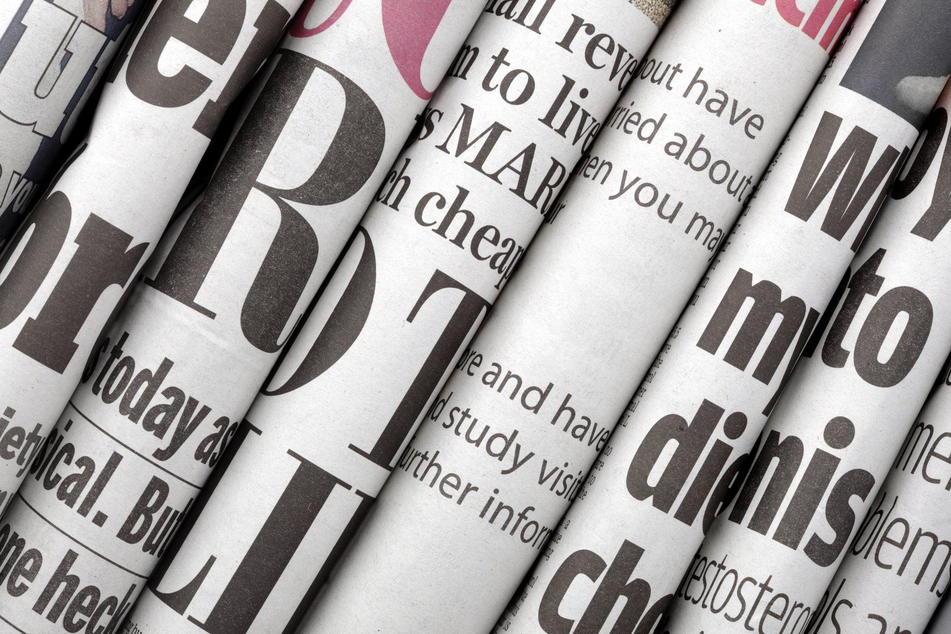 A bunch of news articles