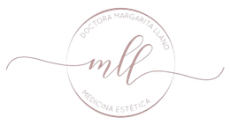 A logo for dr. margarita llano medicina estetica