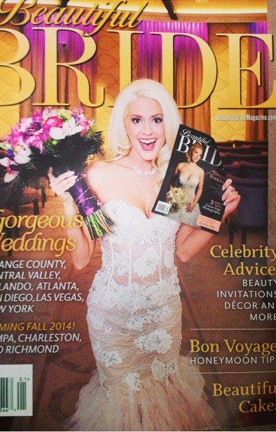 woman on bride magazine cover