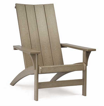 A wooden chair with a curved back and arm rests on a white background