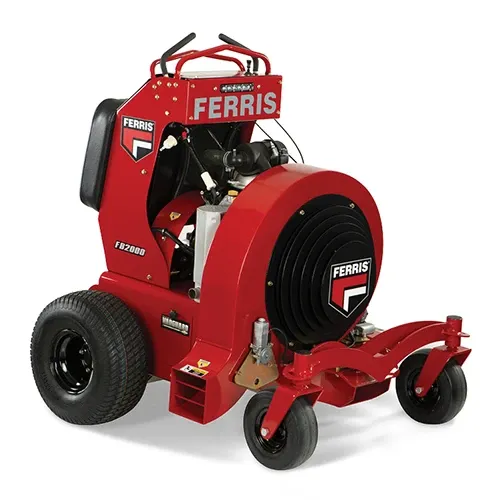 Ferris stand on leaf blower
