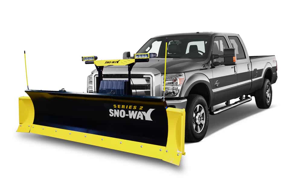 Sno-Way Plow on small commercial vehicle