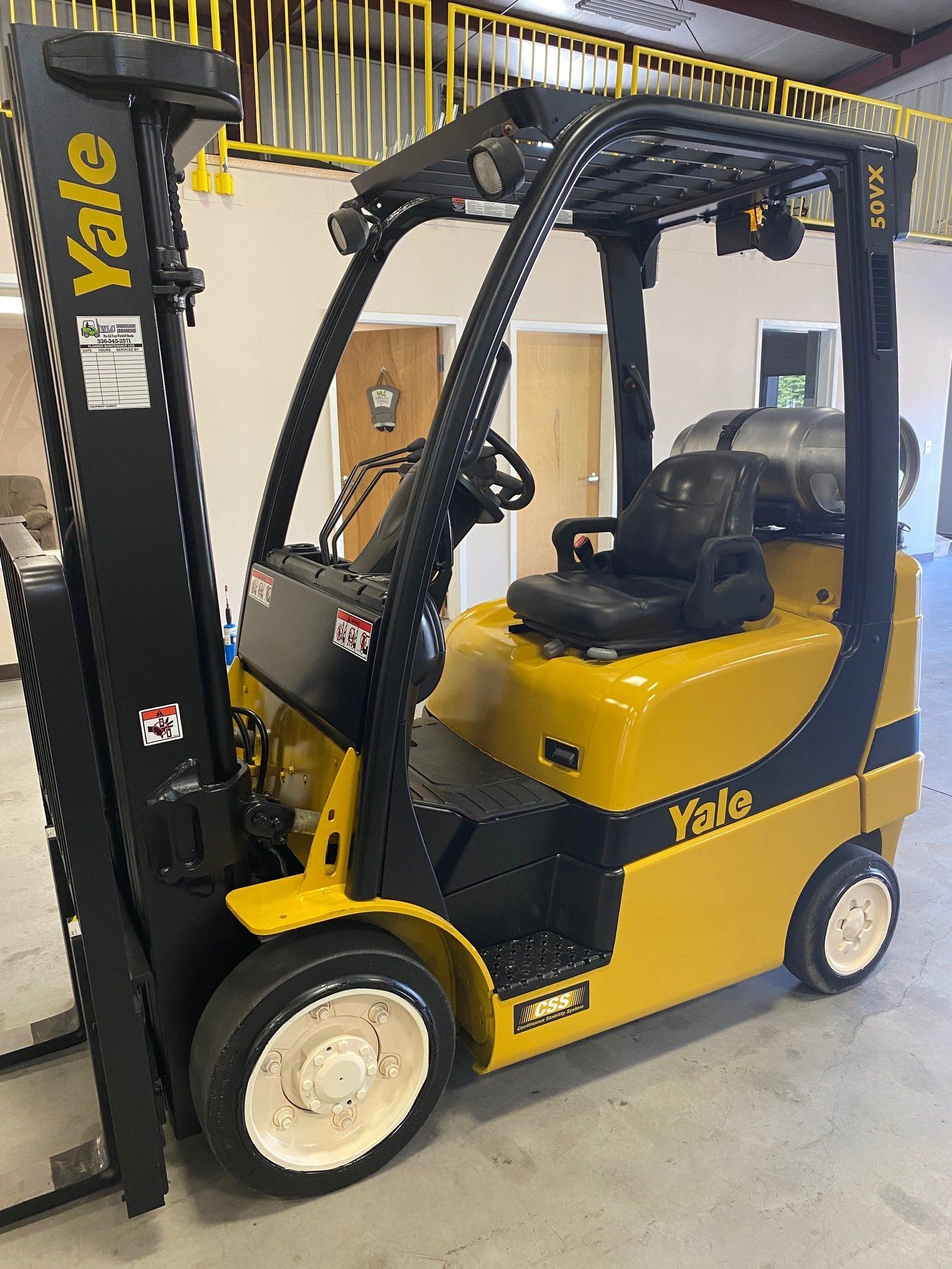Yellow Yale Forklift for Rent in Greensboro, NC